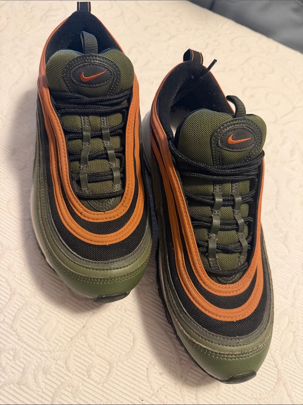 Nike Air Max 97  Black Olive Men's Low-Top Sneakers. Shoe Collector